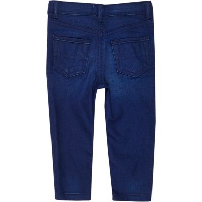 Mini boys blue wash Sid skinny jeans